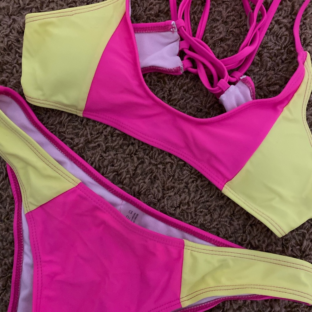 Neon Bikini Top & Bottom - Picture 2 of 4